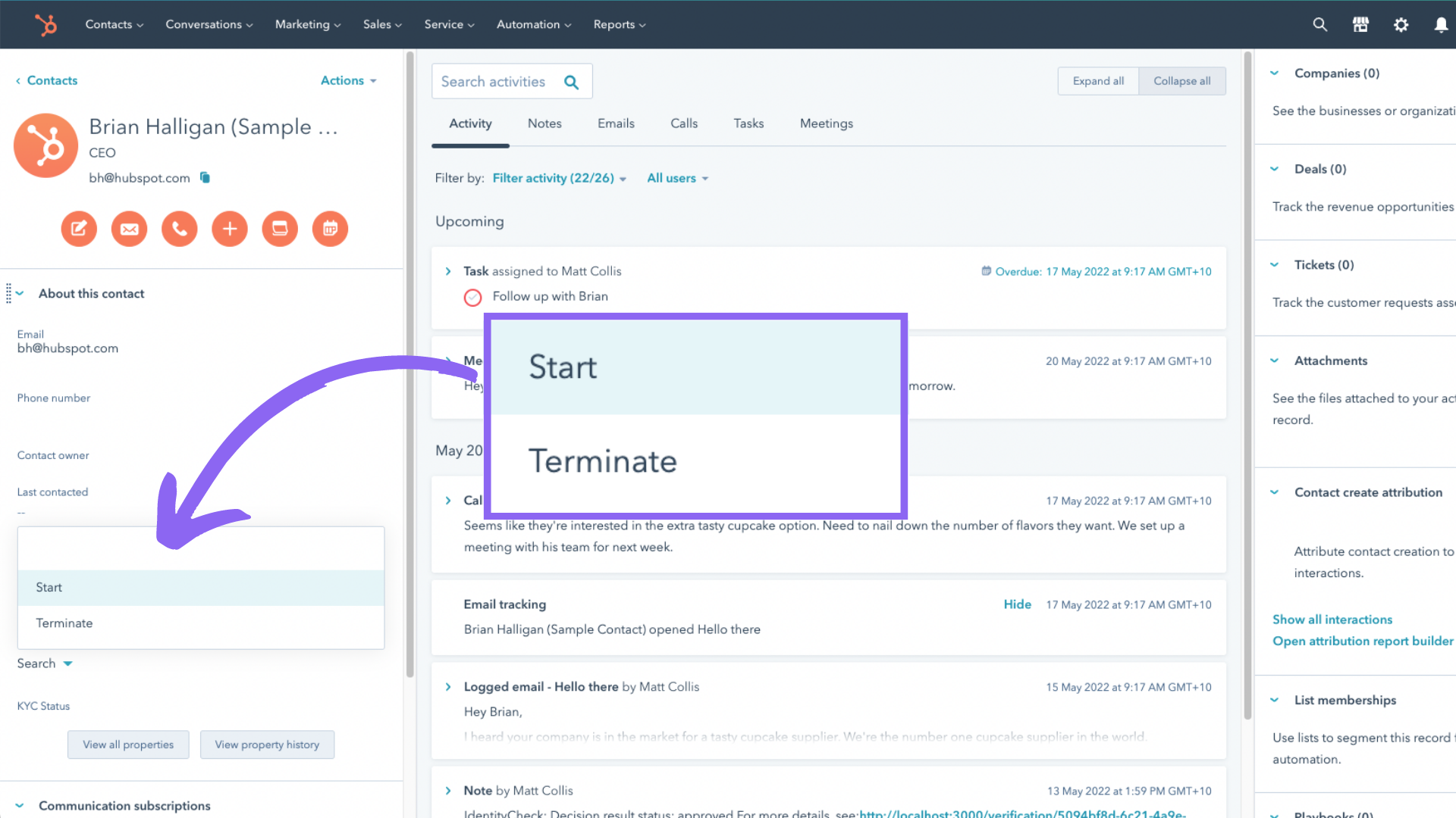 Automate KYC requests